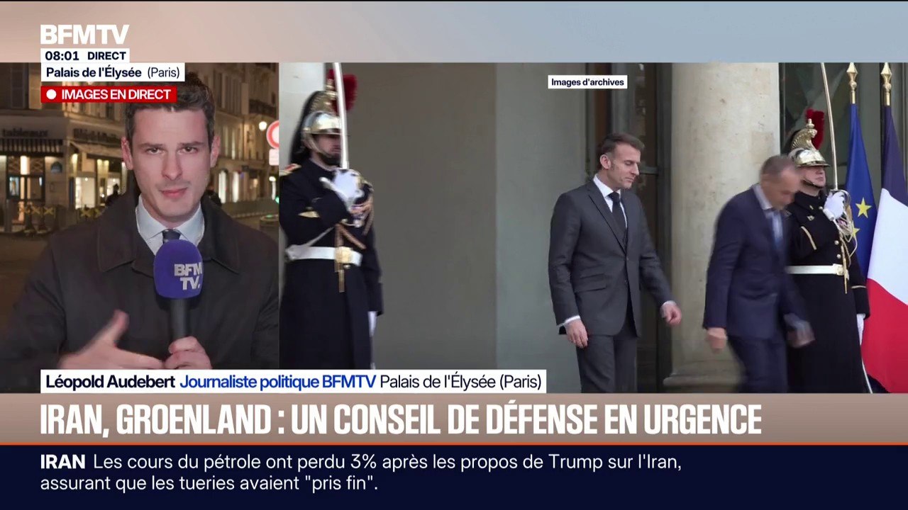 Menace d'annexion du Groenland, répression violente en Iran…: Emmanuel Macron convoque en urgence un Conseil de défense