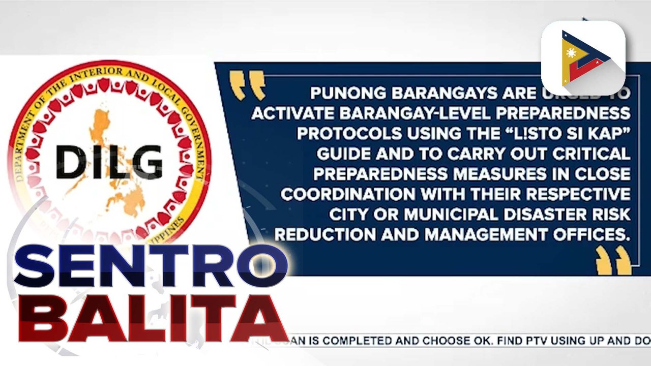 Mga LGU, inalerto ng DILG na maging handa sa harap ng banta ng Bagyong #AdaPH