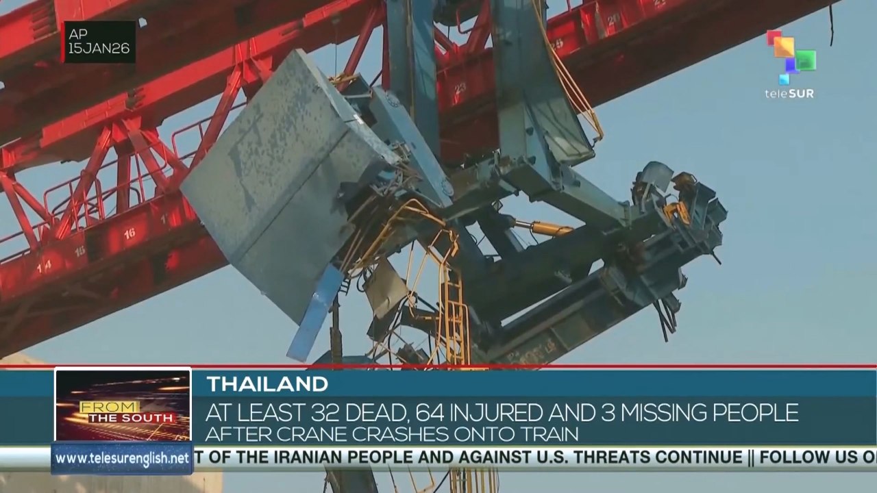Thailand: Train hit by crane, 32 dead and dozens injured