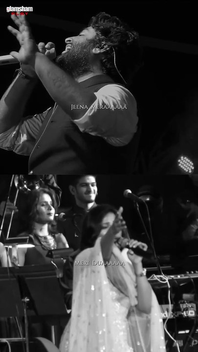 Two voices, one heartbeat; Arijit and Shreya weaving Samjhawan into pure magic 🎶✨  #glamsham #samjhawan #arijitsingh #shreyaghoshal #melodymakers  {glamsham, samjhawan, arijit singh, shreya ghoshal, melody makers}