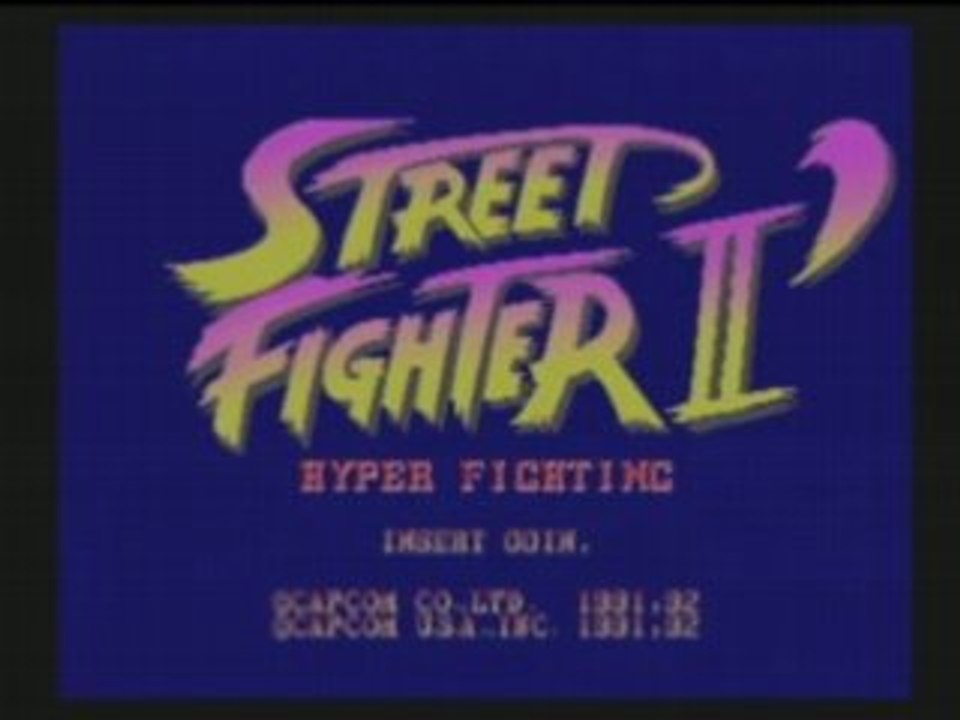 PS2 Street Fighter Anniversary Collection opening