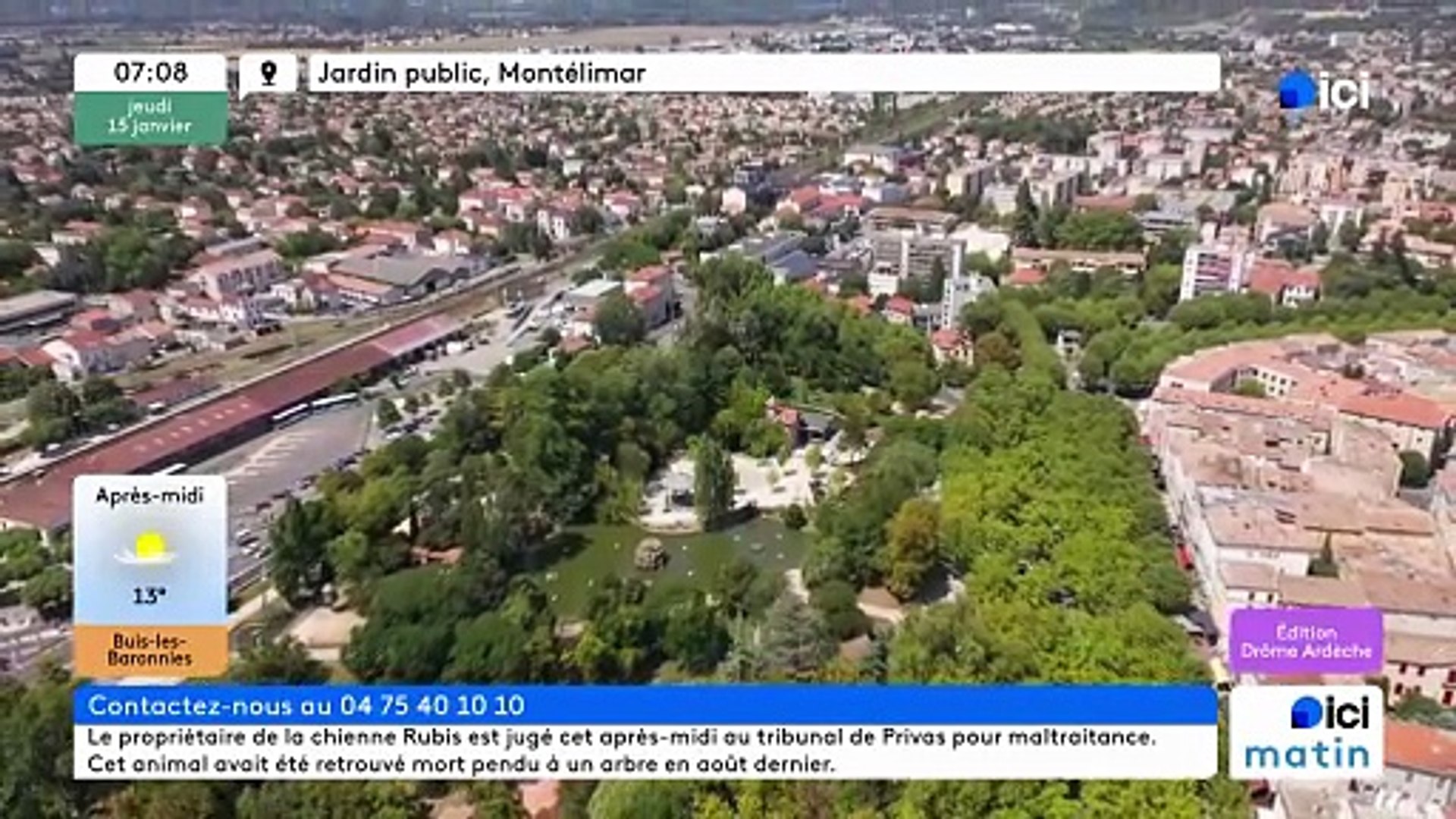 ⁣15/01/2026 - ici matin par ici Drôme Ardèche en vidéo