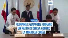 Giappone e Filippine firmano un patto di difesa per contrastare la "crescente minaccia cinese"