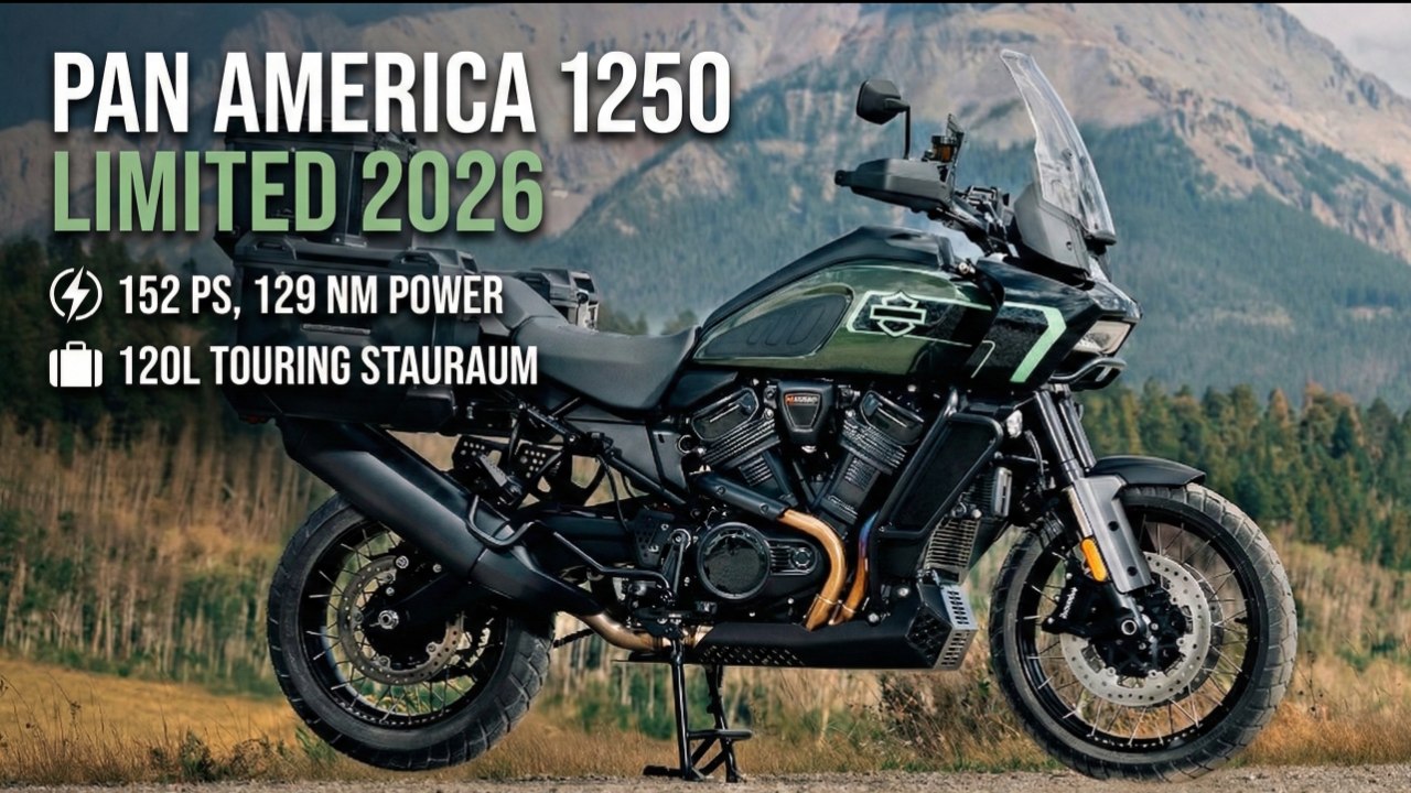 Harley-Davidson Pan America 1250 Limited 2026: Touring trifft Offroad