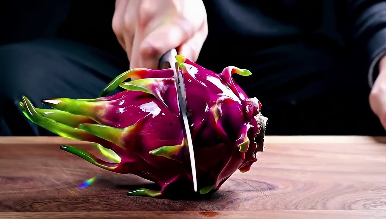 “Relaxing ASMR Fruit Cutting 🍎🥭🍉 | 3 Minutes of Satisfying Sounds”