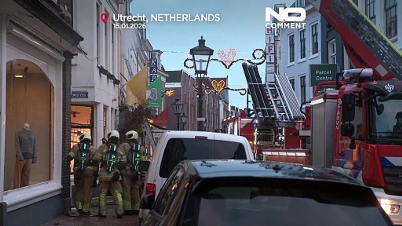 Pays-Bas : une fuite de gaz provoque une explosion et un incendie dans le centre d'Utrecht