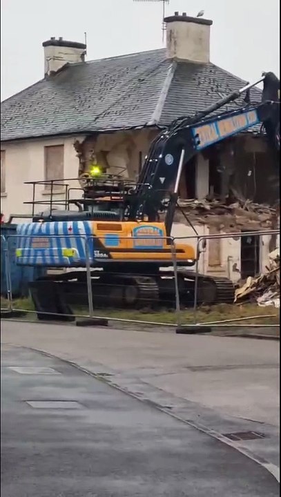 House demolition in Dingwall