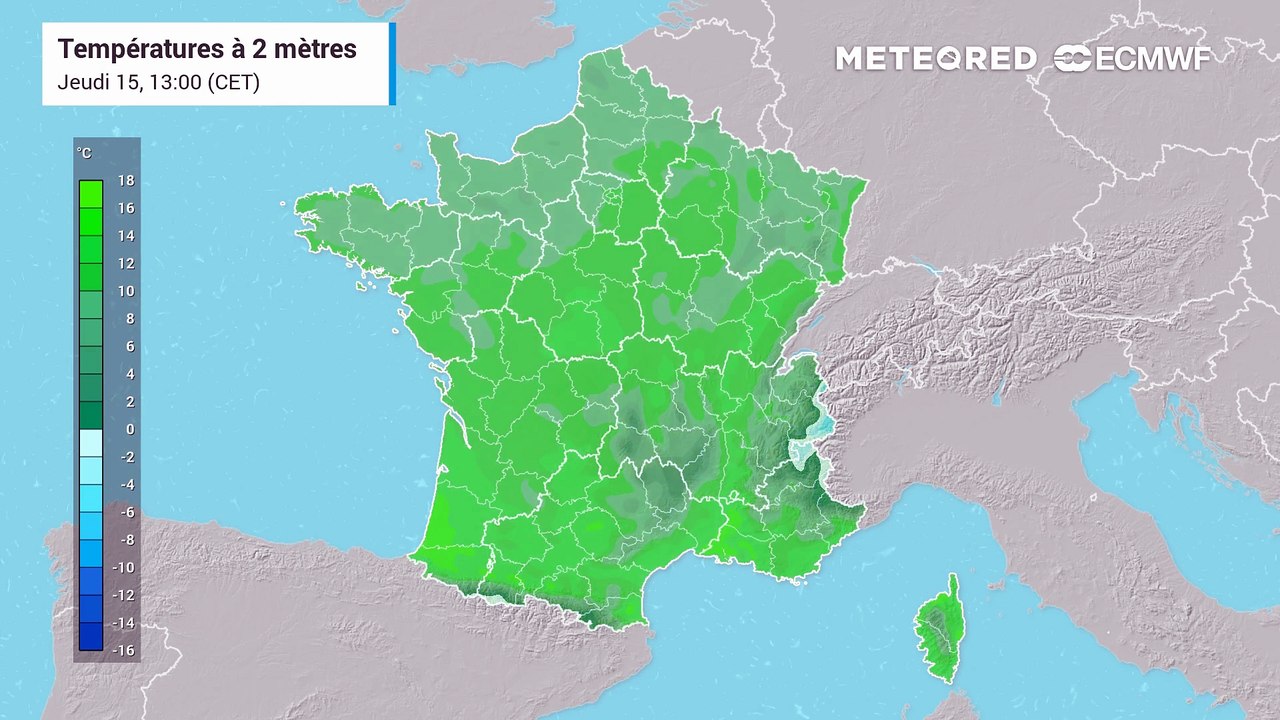 Baisse des températures
