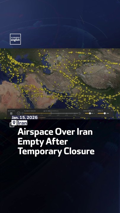 Airspace Over Iran Empty After Temporary Closure