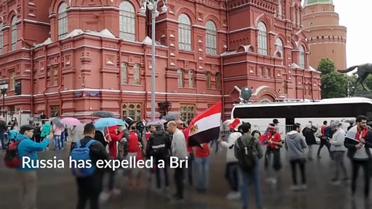 Russia expels British diplomat over ‘spying’ allegations