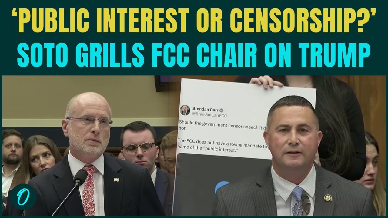 FCC Chair Carr Under FIRE as Soto Questions CRACKDOWN on Trump Satire Over Epstein, Crypto & Wealth