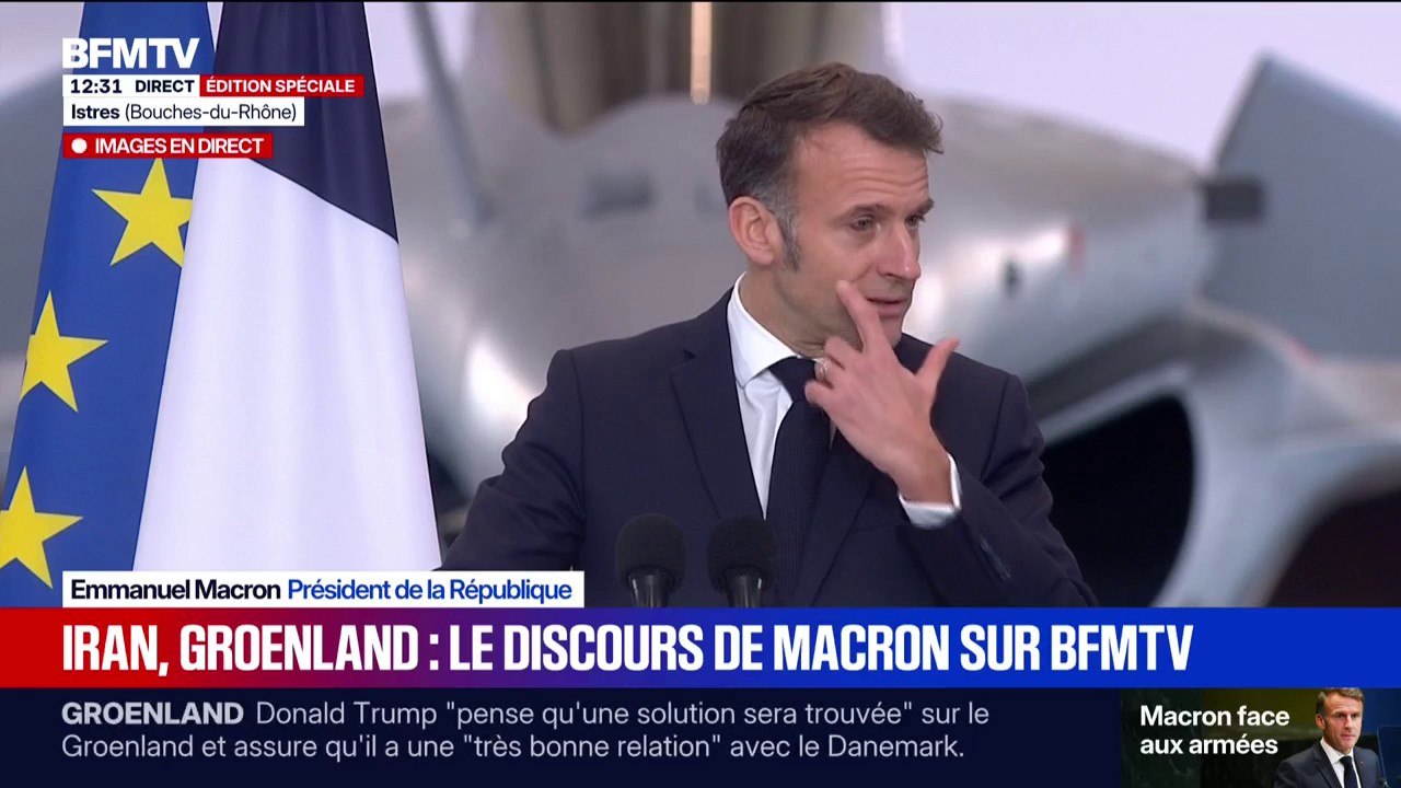 "Une référence non volontaire à l'œil du tigre": Emmanuel Macron plaisante sur l'état de son œil lors de son discours aux armées