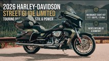 Top-Tourenbike: 2026 Harley-Davidson Street Glide Limited im Check
