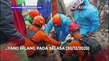 Detik-Detik Tim SAR Evakuasi Jenazah Syafiq Ali Pendaki Hilang di Gunung Slamet