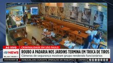 Roubo a padaria termina em troca de tiros nos Jardins