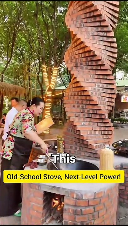 Old-School Stove, Next-Level Power!#Shorts #VillageLife #Cooking #TraditionalCooking #RuralLife #Food