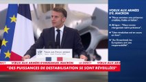 Emmanuel Macron : «Soyez fiers, soyez fiers de votre pays, de nos armées»
