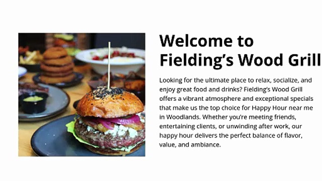 Your Go-To Happy Hour Near Me in Woodlands