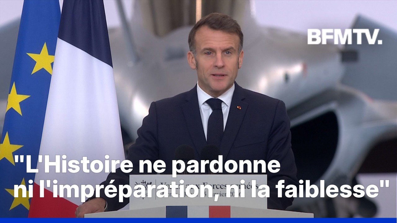 L'intégralité des vœux d'Emmanuel Macron aux armées françaises