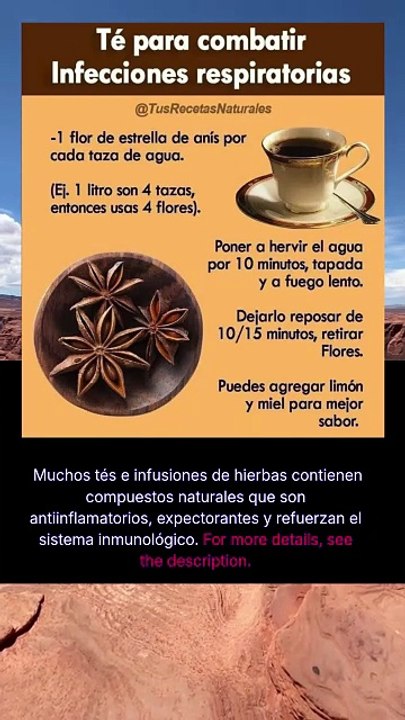 te' para combatir infecciones respiratorias