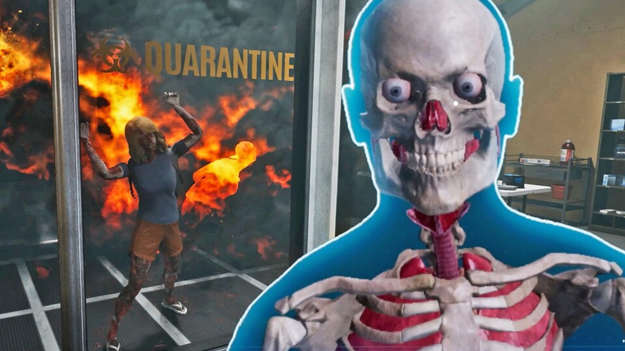 Im zombie-scan-spiel quarantine zone melden wir uns zum schichtbeginn am grenzzaun