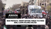 Trump softens threat to strike Iran, claims killing have halted