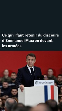Ce qu’il faut retenir du discours d’Emmanuel Macron aux armées