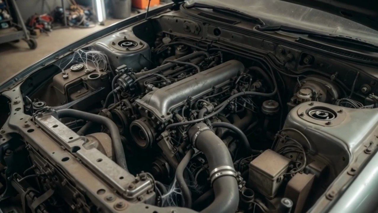 Abandoned R32 Skyline Engine Restoration: From Rust to Perfection