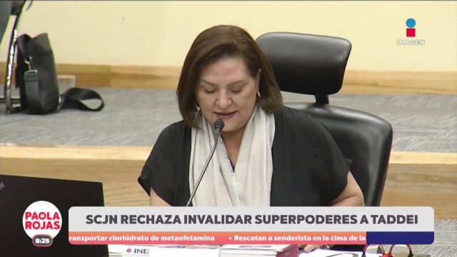 Desechan controversia contra facultades de Guadalupe Taddei | DPC con Paola Rojas