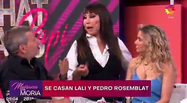 Moria Casán desaprobó el casamiento entre Lali Espósito y Pedro Rosemblat