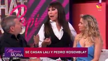 Moria Casán desaprobó el casamiento entre Lali Espósito y Pedro Rosemblat
