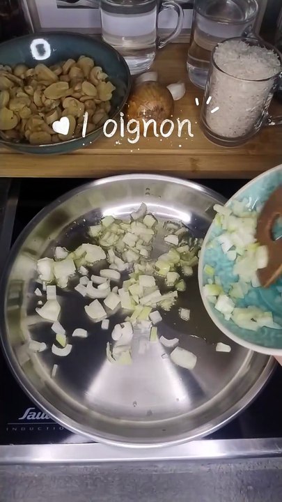 🍄 Riz aux champignons ~1€ / pers. | Prêt en 15 min 👨‍👩‍👧‍👦