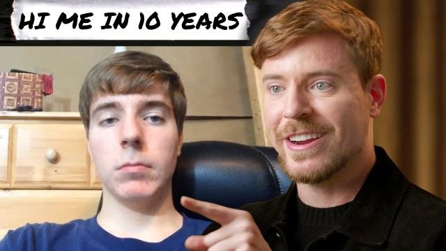 MrBeast Rewatches Hi Me in 10 Years, Lose 100 LBs, Beast Games & More