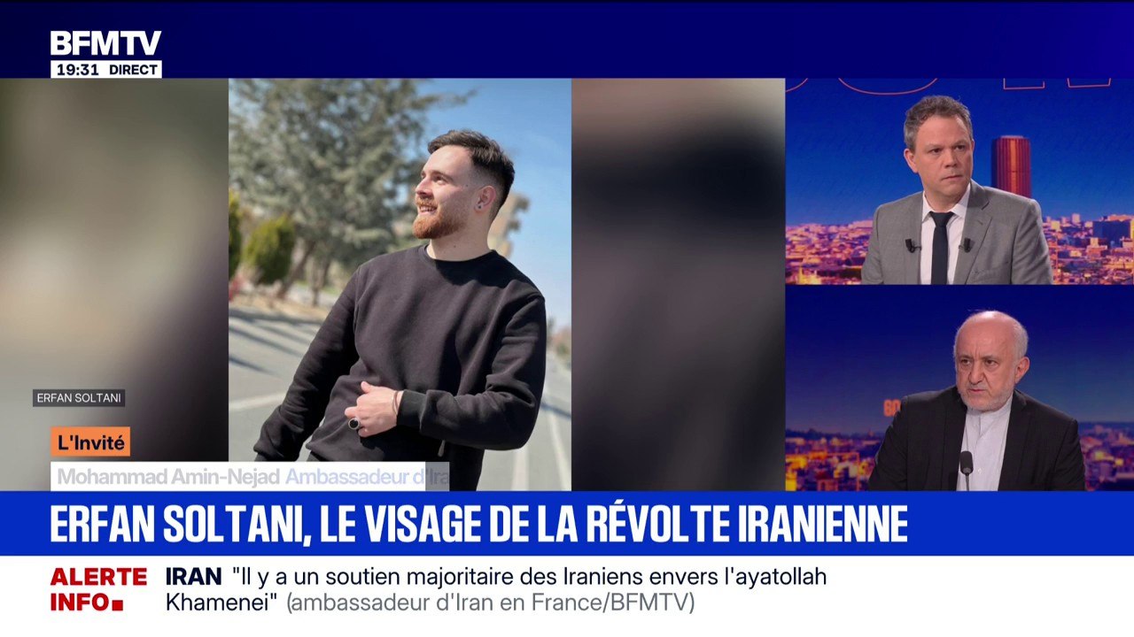Erfan Soltani "ne subira pas la peine de mort" assure l'ambassadeur d'Iran