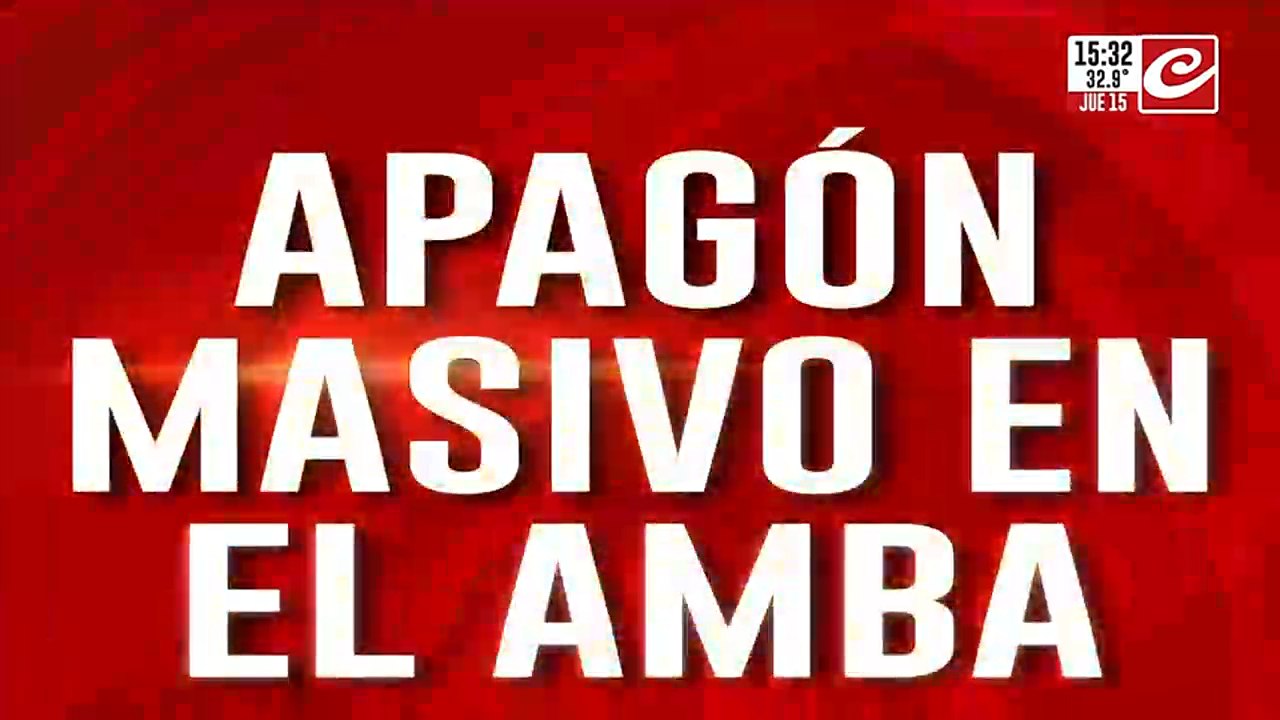 Apagón masivo en el AMBA: una falla en una subestación habría dejado a miles de usuarios sin luz