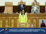 Presidenta Encargada solicitó minuto de aplausos en honor a los valientes caídos en defensa de la patria