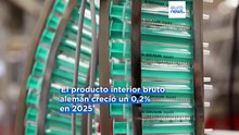 La economía alemana vuelve a crecer tras 2 años de recesión