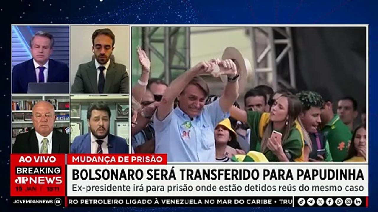 Moraes determina transferência de Bolsonaro para a Papudinha