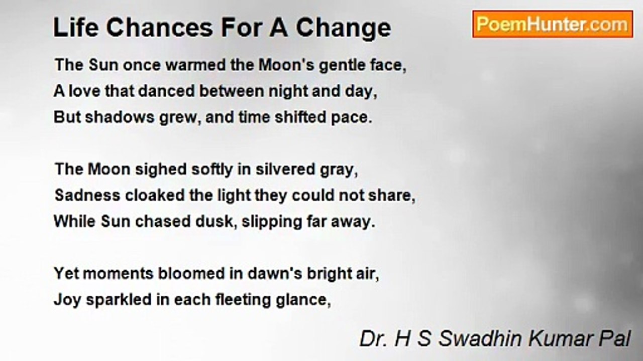 Dr. H S Swadhin Kumar Pal - Life Chances For A Change