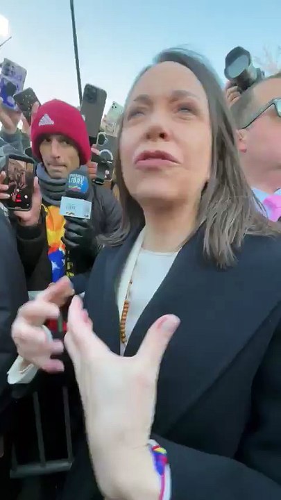 Declaraciones de María Corina Machado sobre la reunión con el presidente Donald Trump