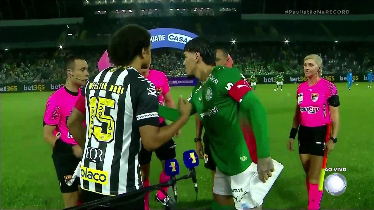 Palmeiras x Santos (Campeonato Paulista 2026 2ª rodada) 1° tempo