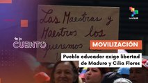 Docentes en las calles por liberación de Maduro y Cilia Flores