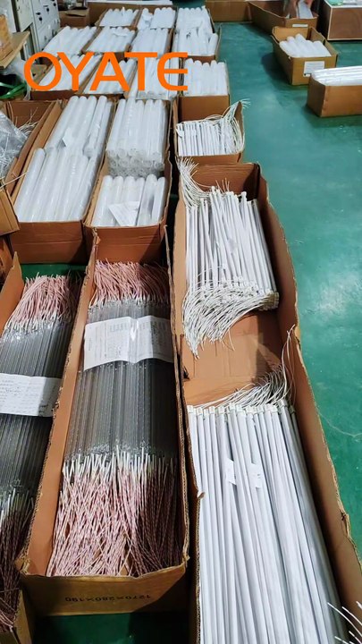 IR Quartz White Vacuum Tungsten Filament Heater Halogen Heating Lamps Halogen tube