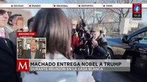 Donald Trump recibe a María Corina Machado en la Casa Blanca para fortalecer la alianza política