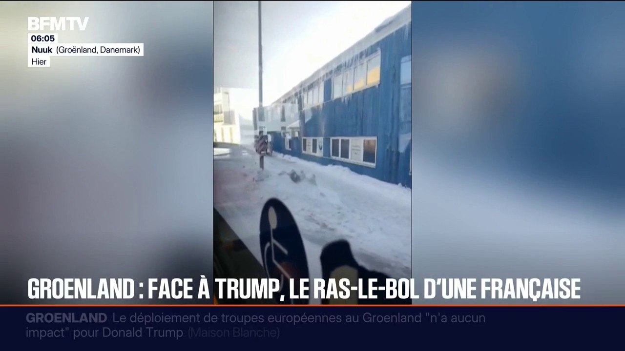 "Nous en avons marre": Anne-Sophie Métais, Française installée au Groenland, exprime son ras-le-bol face aux menaces de Donald Trump