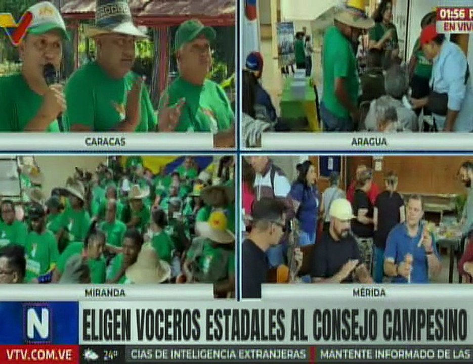 Campesinos caraqueños eligen a sus voceros para garantizar la seguridad alimentaria