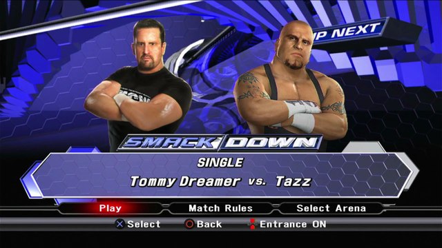 WWE Smackdown vs. Raw 2009 -Tommy Dreamer vs. Tazz