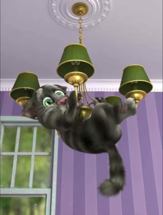 Ben Pops the Bag and Scares Tom/Tom Scratches Ben