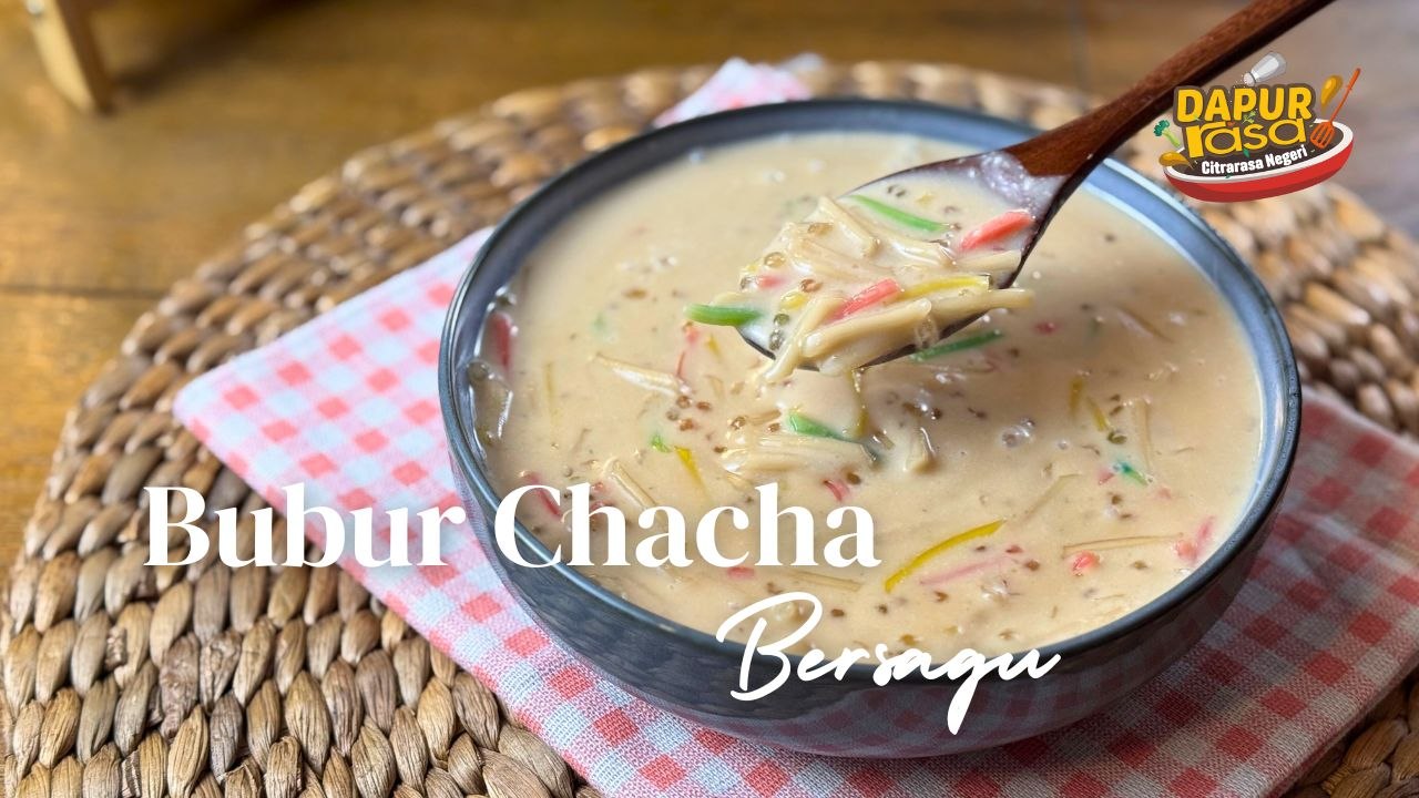 Lemak Manis Berkrim! Bubur Cha Cha Bersagu Ni Memang Buat Tak Cukup Semangkuk