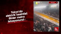 Japonya'daelektrik kesintisi: Binler metro istasyonunda mahsur kaldı